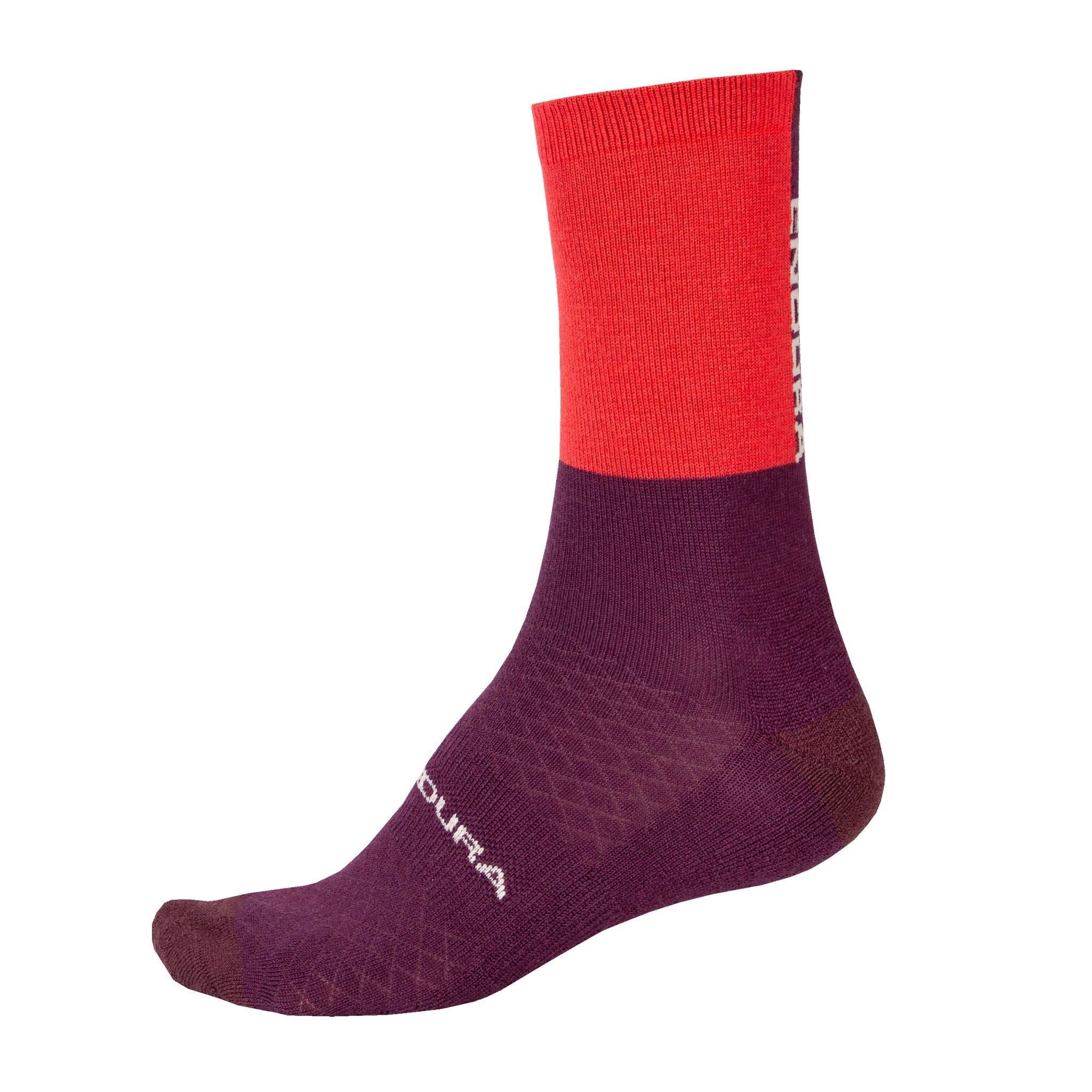 Endura BaaBaa Merino Winter Socks Pomegranate / S-M