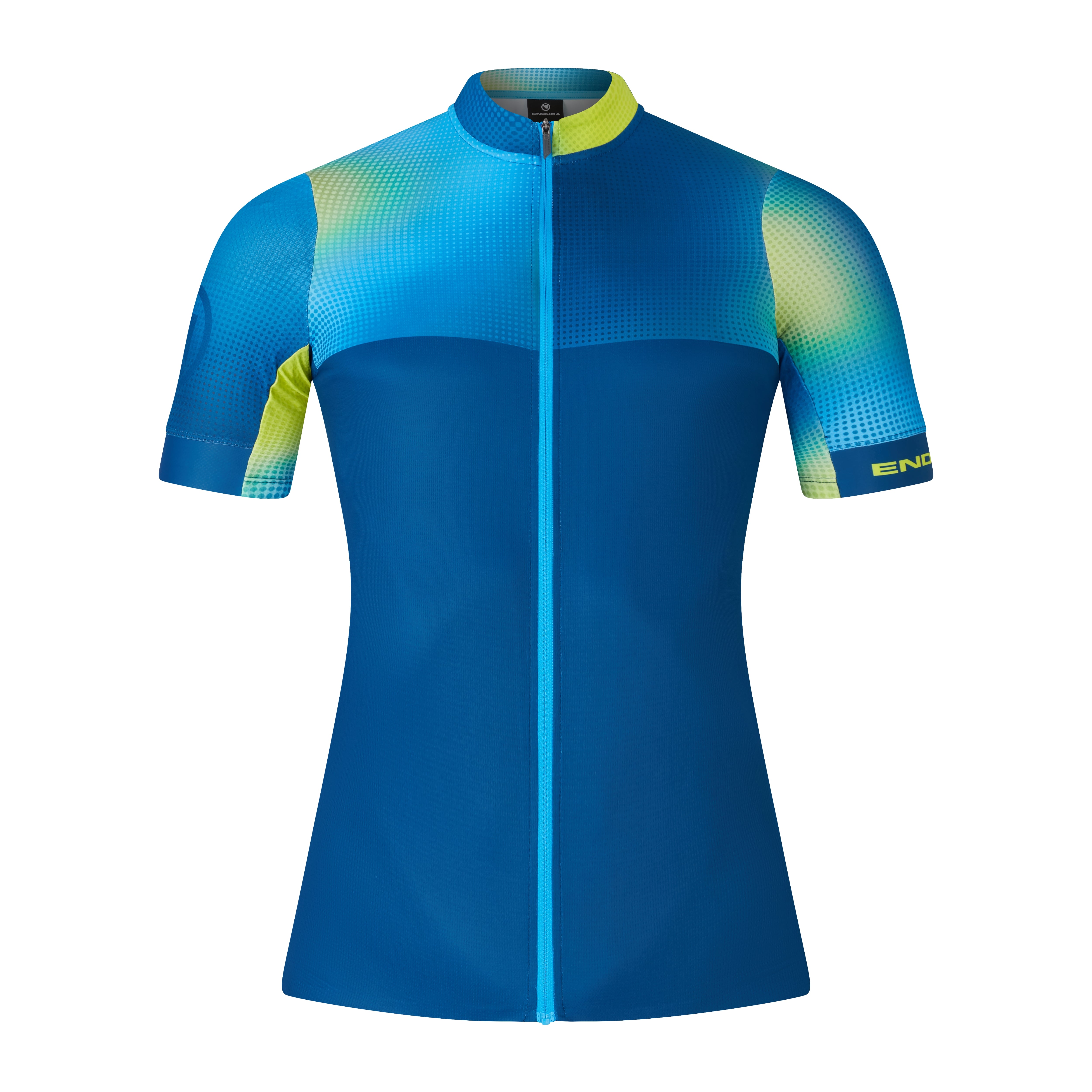 Endura Bitmap Block FS260 Print S/S Jersey Barra Blue / XL