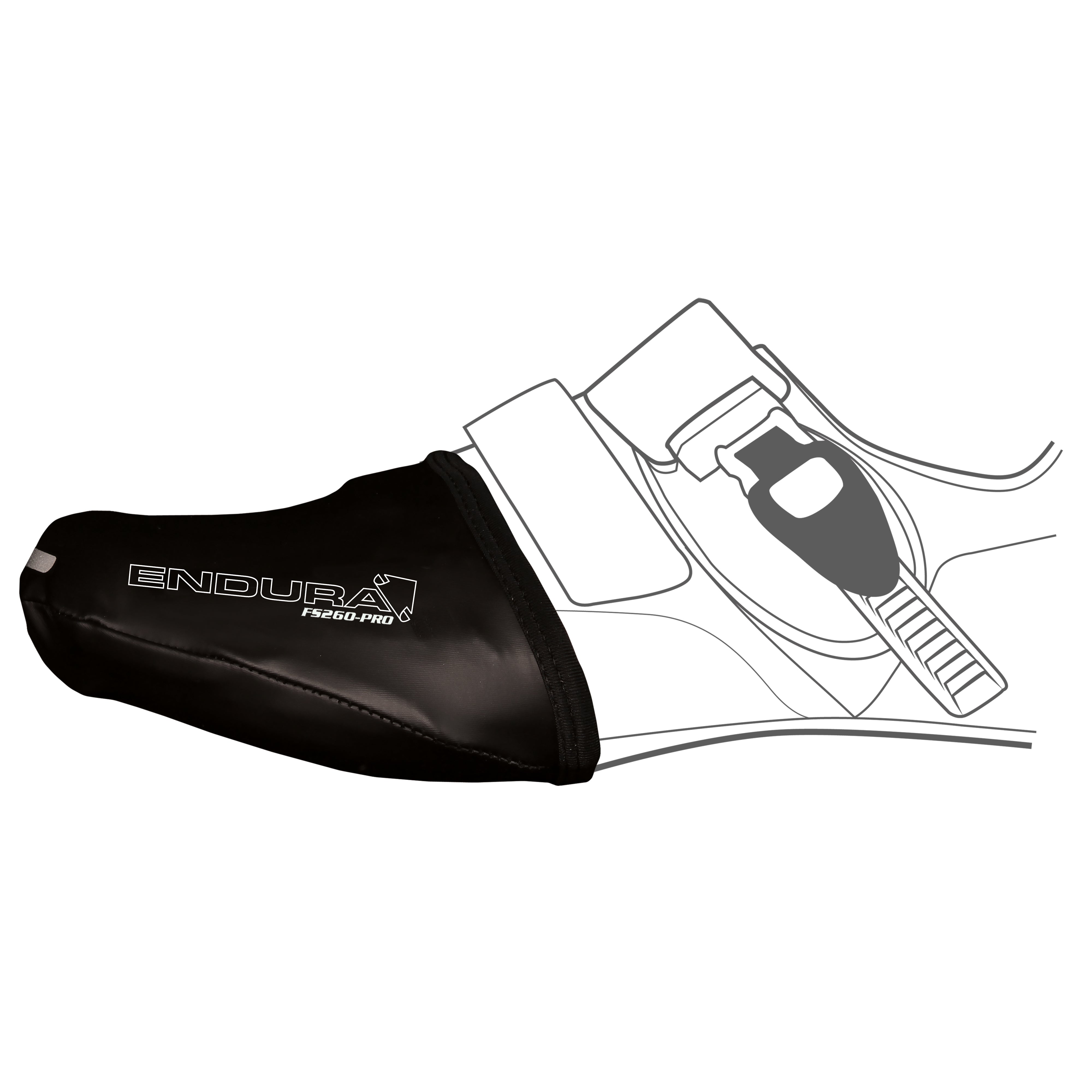 Endura FS260-Pro Slick Toe Cover Black / One size