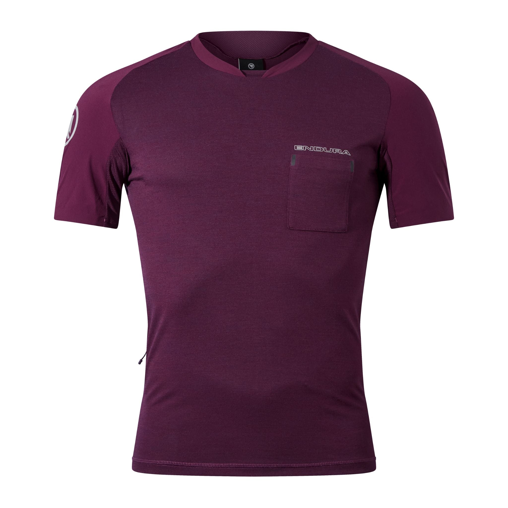 Endura GV500 Foyle Gravel/Casual Tee Aubergine / XS