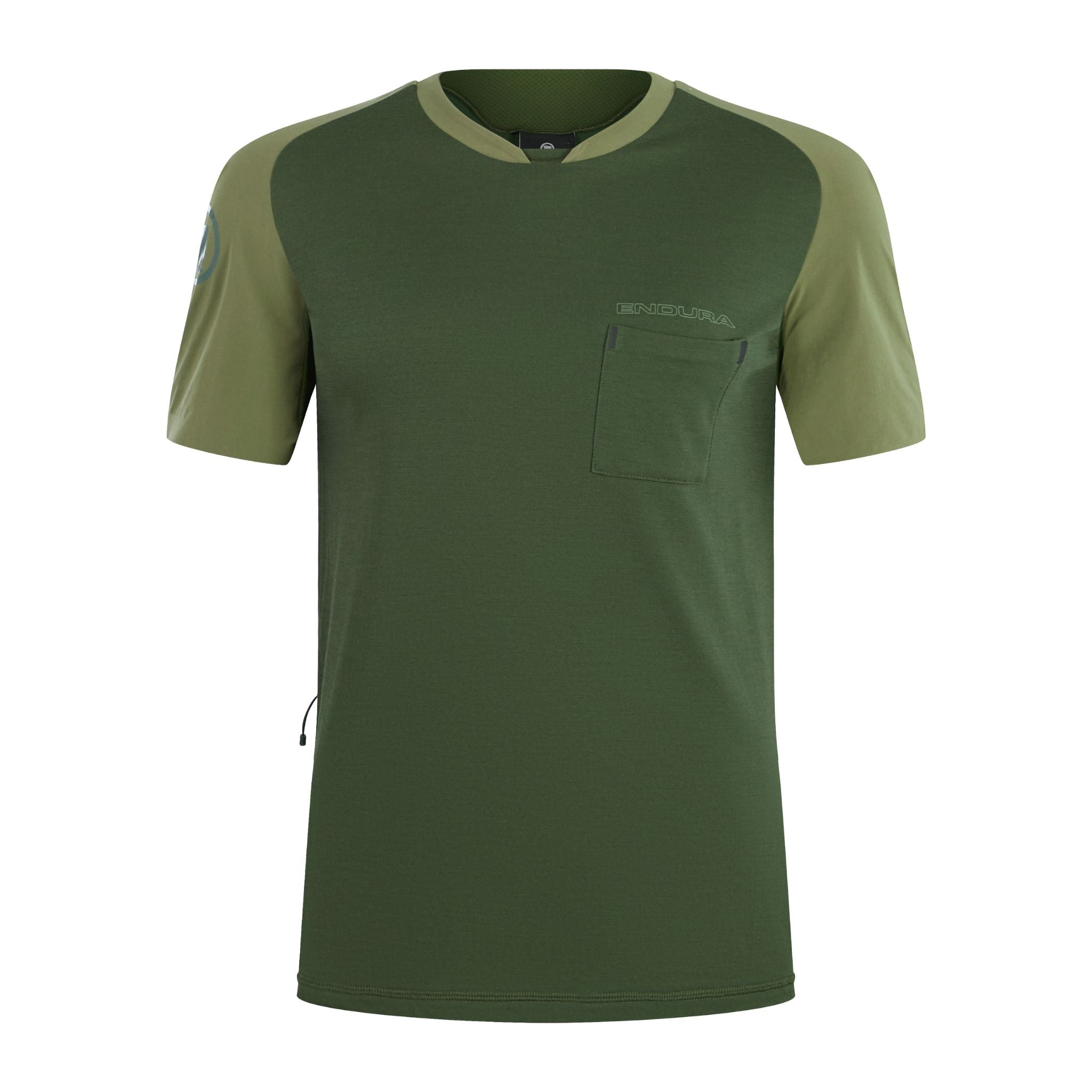 Endura GV500 Foyle Gravel/Casual Tee Olive Green / XS