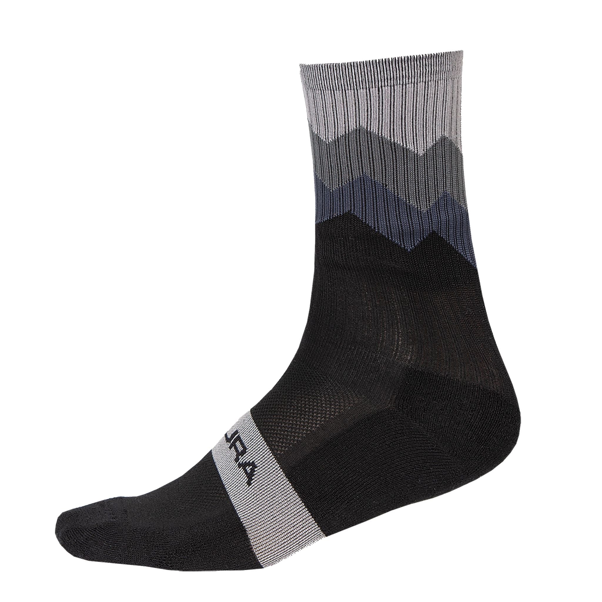 Endura Jagged Sock Black / L-XL