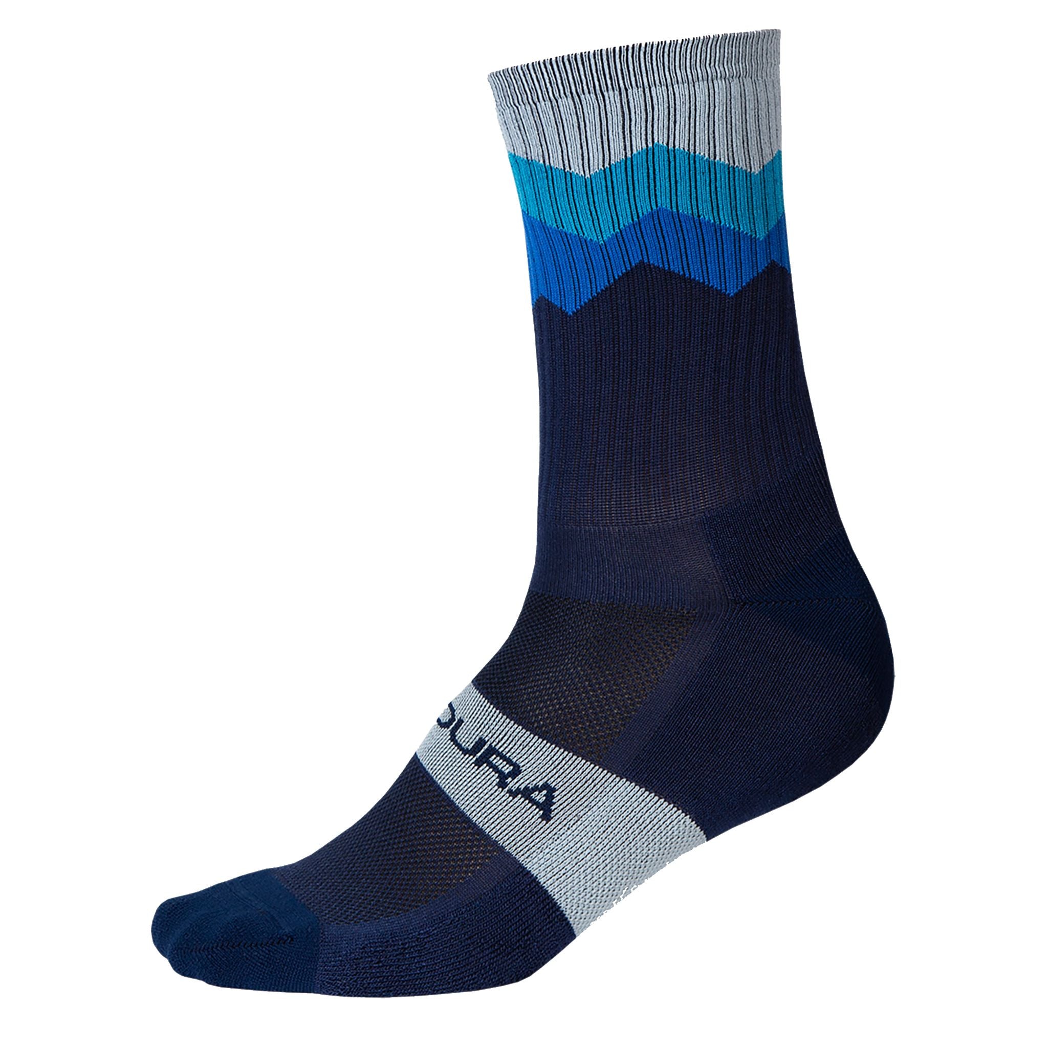 Endura Jagged Sock Navy / L-XL
