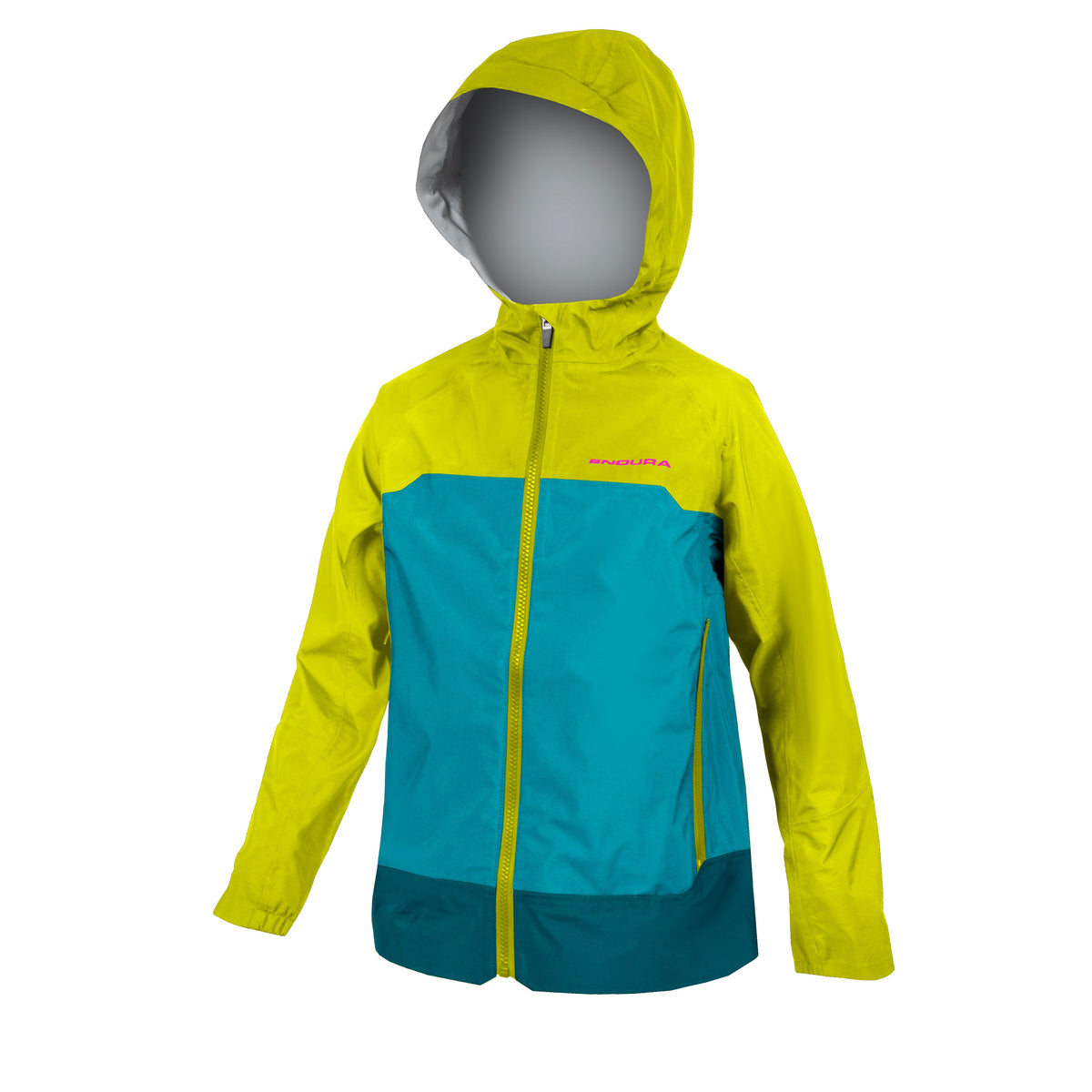 Endura Kids MT500 JR Waterproof Jacket Lime Green / 7-8
