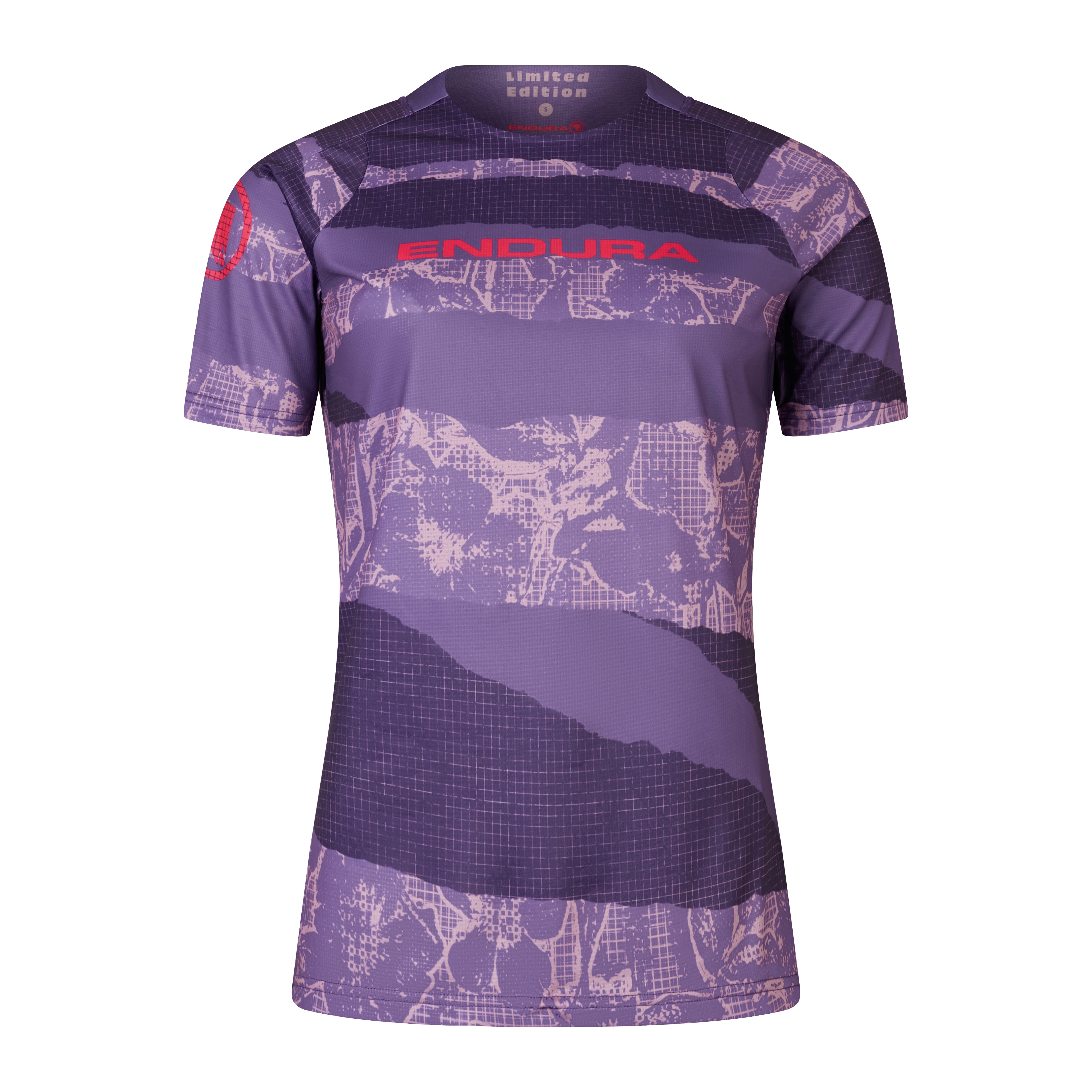 Endura Patchwork Women's Ltd Printed S/S Tee Bramble / XXL