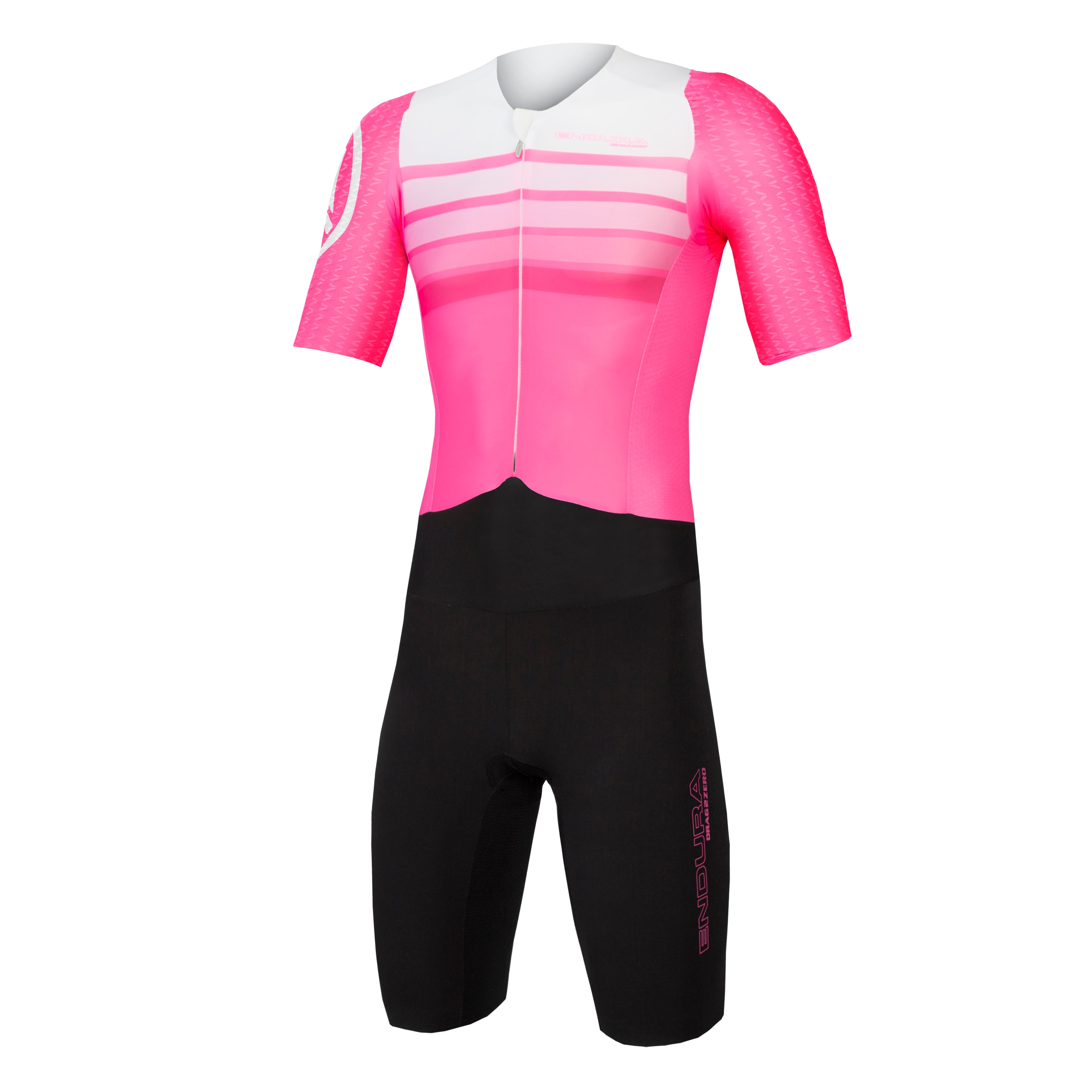 Endura QDC D S/S Tri Suit II with SST Bright Pink / XL