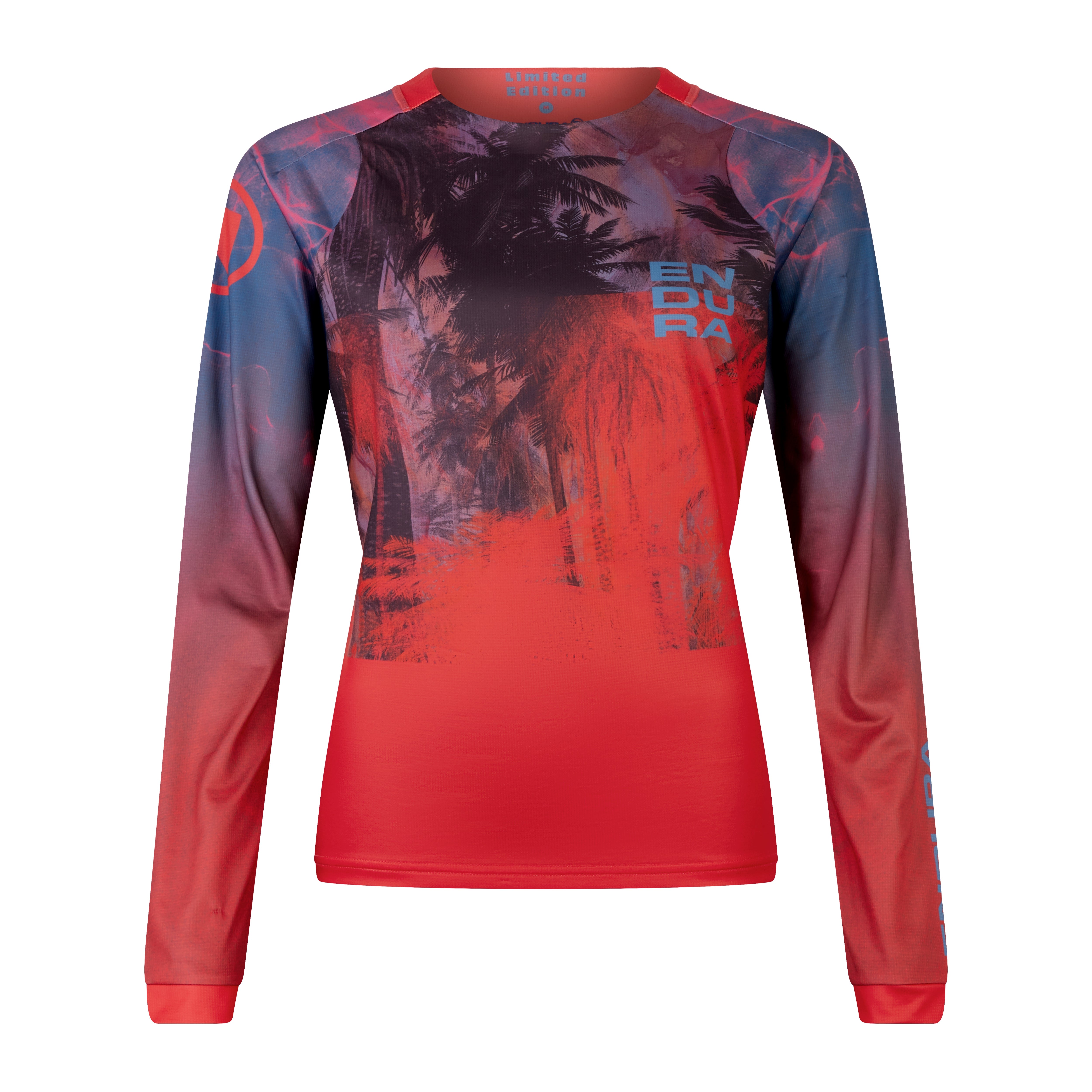 Endura Women's Tropical Longsleeve Tee LTD Pomegranate / L