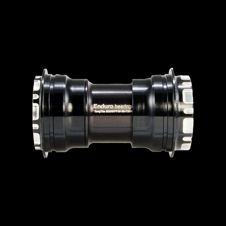 Enduro Bearings PF30A TorqTite Stainless Steel Bottom Bracket 24mm Black / 24mm / 440C Stainless Steel