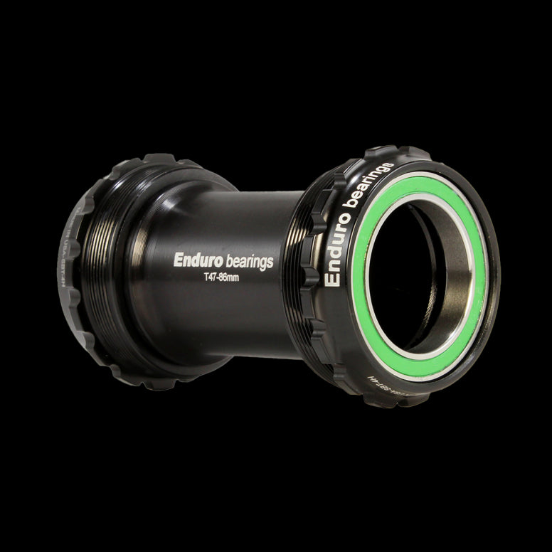 Enduro Bearings T47 Bottom Bracket 30mm Black / 30mm / 440C Stainless Steel