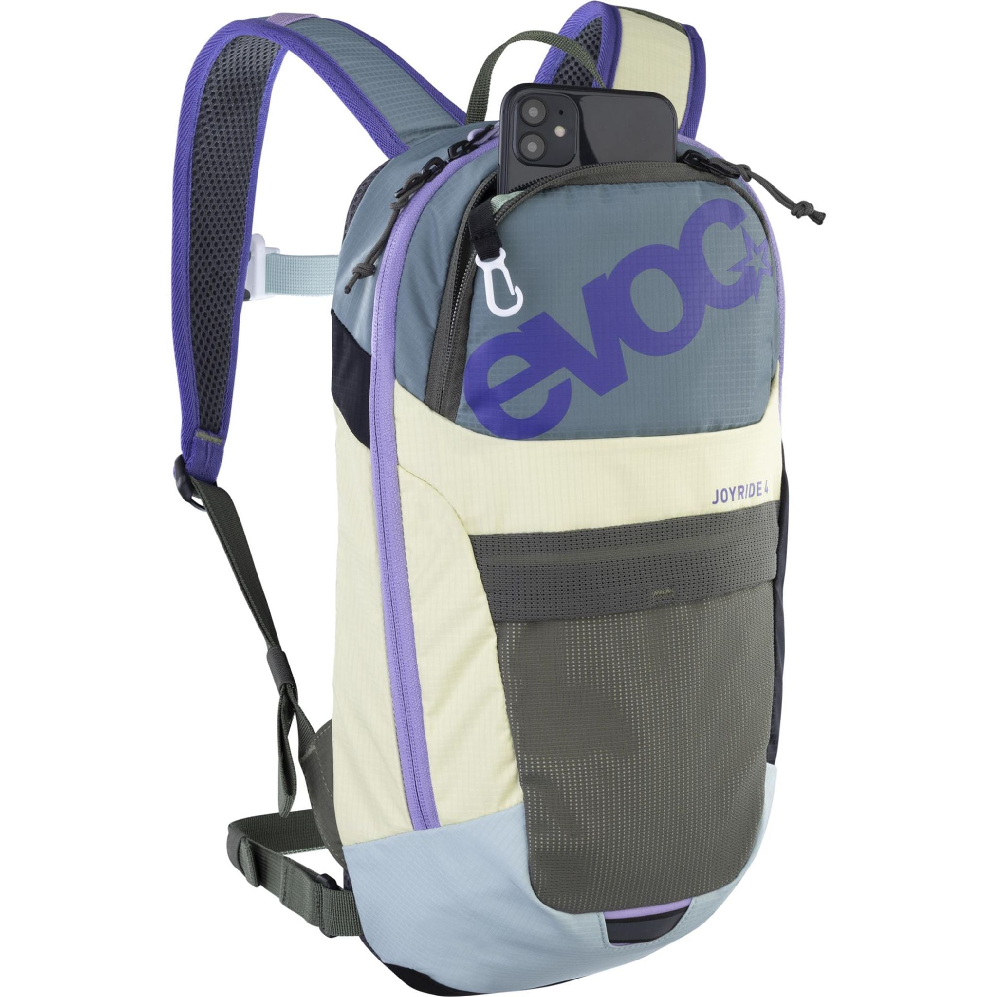 EVOC Joyride Kids Back Pack 4L Steel/Lemonade/Mint