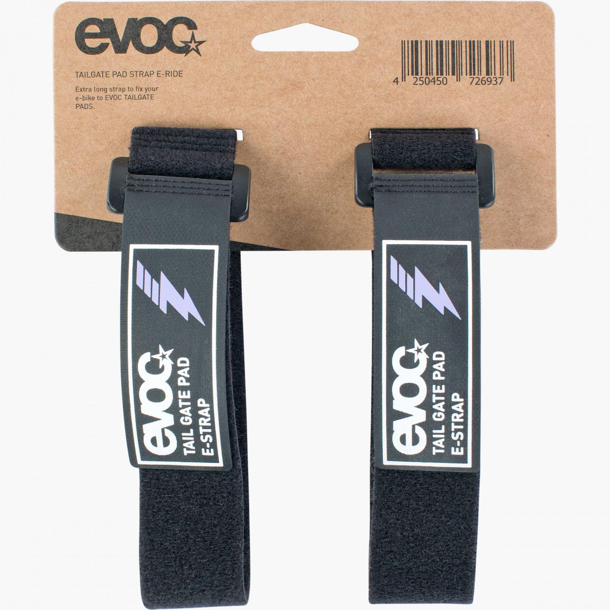 EVOC Tailgate Pad Strap E-Ride Black / set(2pcs)