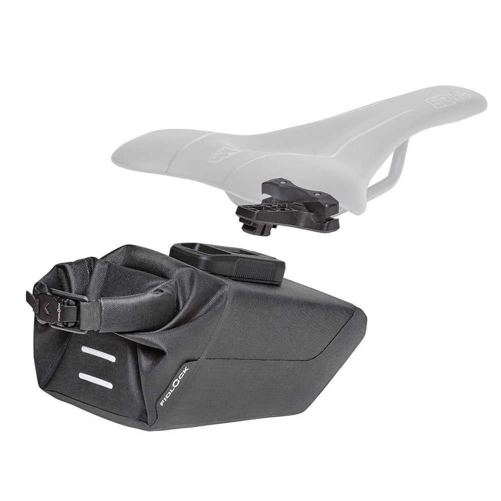 Fidlock Pinclip Saddle Bag M + Saddle Base Black / 0.7L