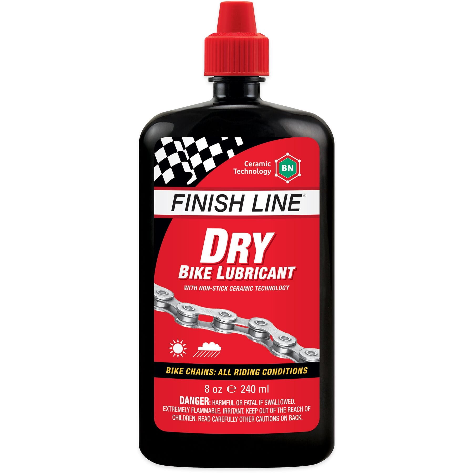 Finish Line Dry Chain Lube 8oz / 240ml