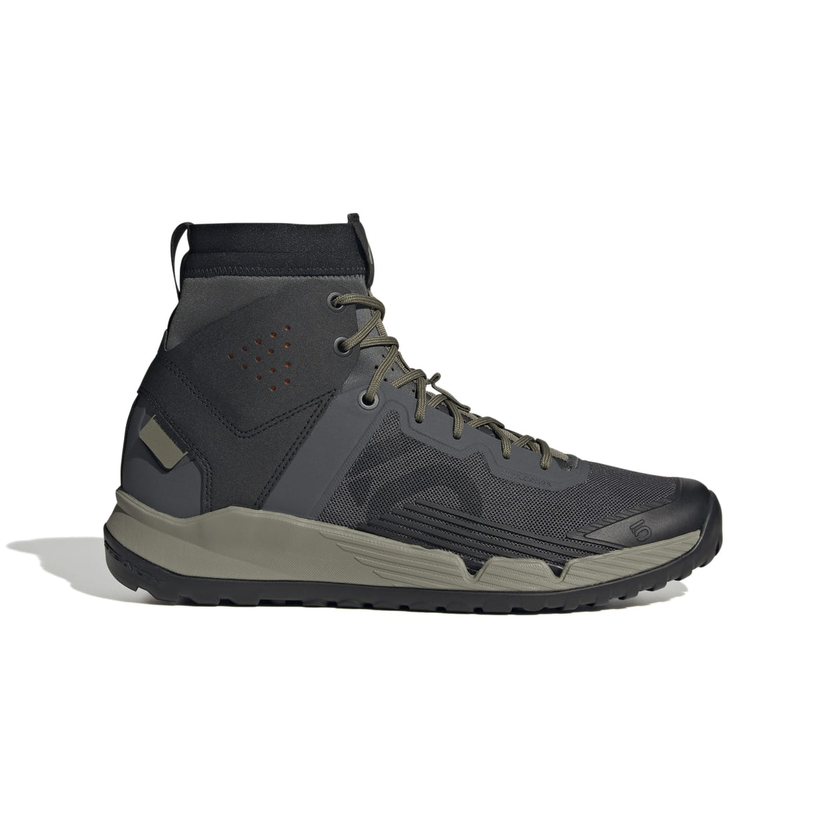 Five Ten Trailcross Mid Pro Mountain Bike Shoes Grey Six / Core Black / Olive Strata / UK 3.5 / EU 36.5