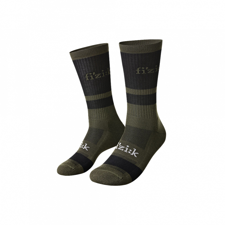 Fizik Off-Road Cycling Socks Green/Black / Small