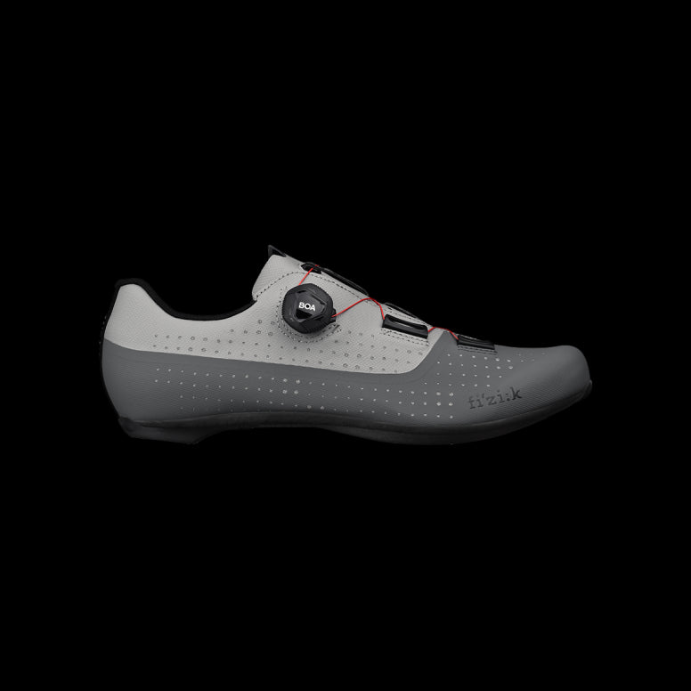 Fizik R4 Tempo Overcurve Wide Shoes Grey/Red / 48