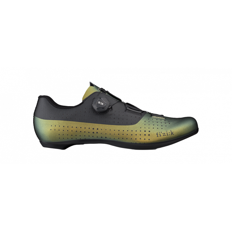 Fizik R4 Tempo Overcurve Wide Shoes Iridescent Green/Black / 48