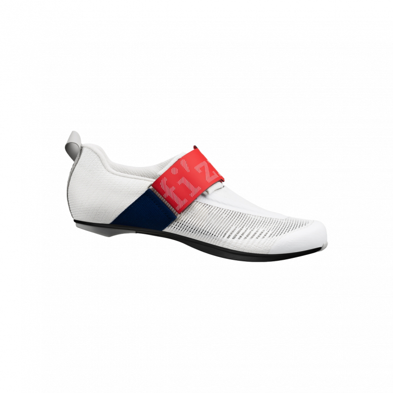 Fizik Transiro Hydra Aeroweave Carbon Tri Shoes White/Red/Blue / 36