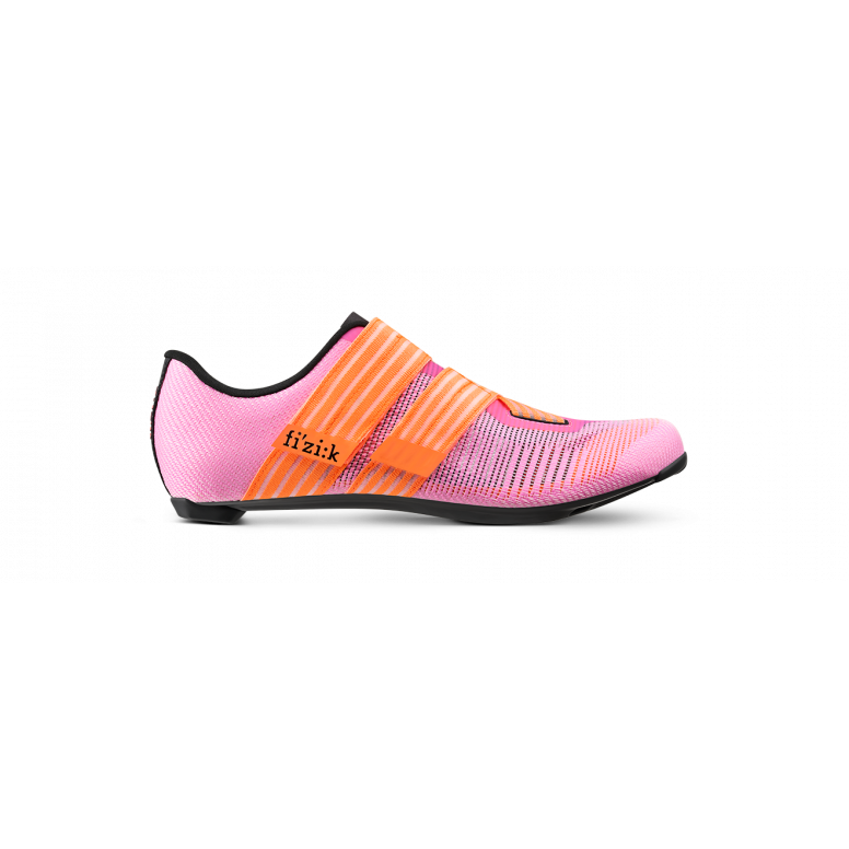 Fizik Vento Powerstrap Aeroweave Road Shoes Coral/Black / 48