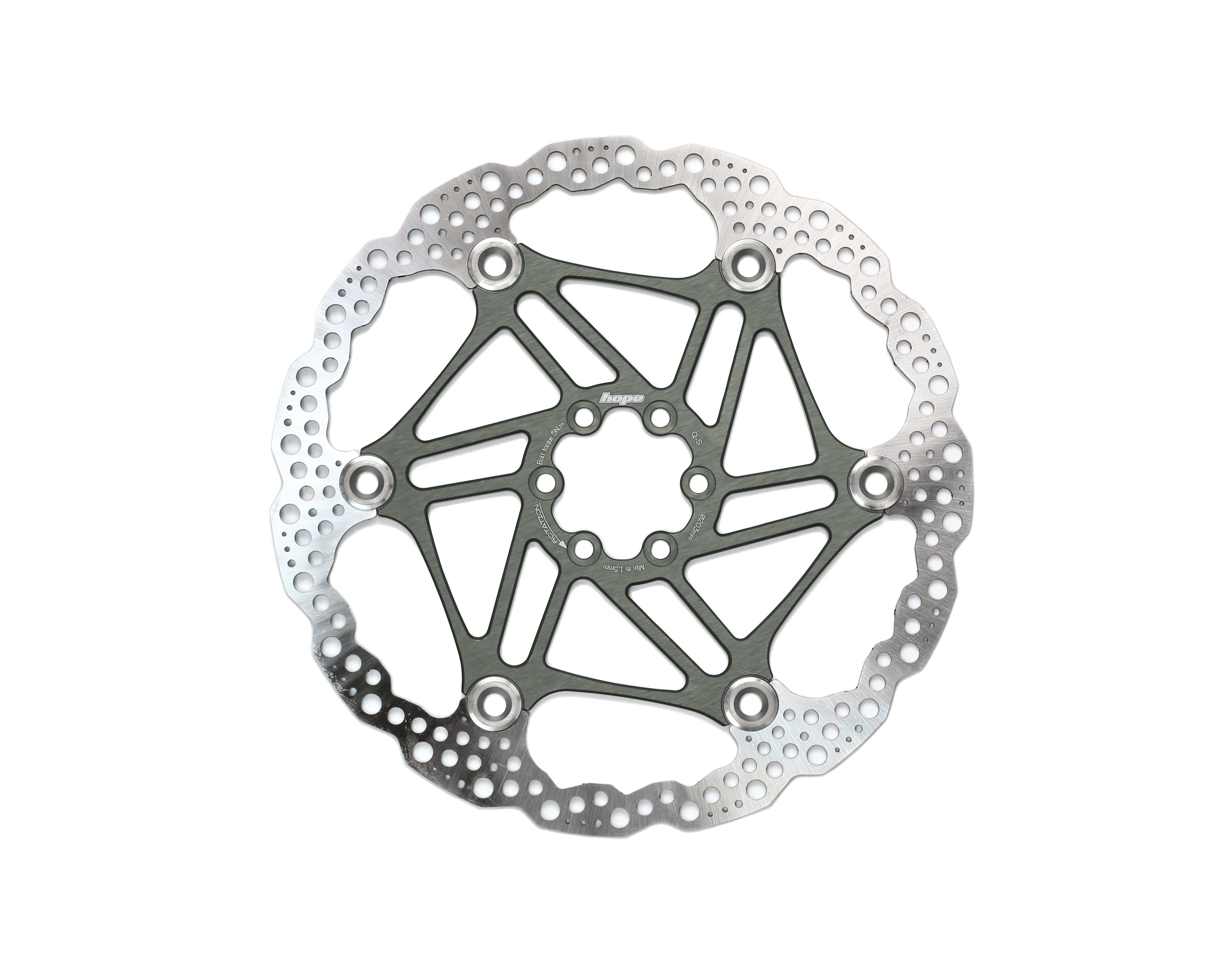 Floating Disc Rotor Smoke / 203mm