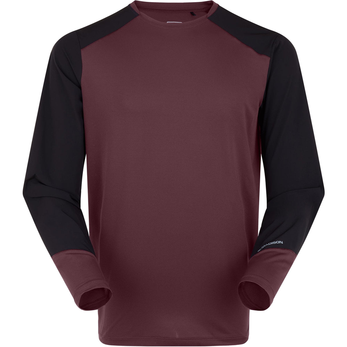 Flux Men's Long Sleeve Trail Jersey Fig Red/Black / X-Small