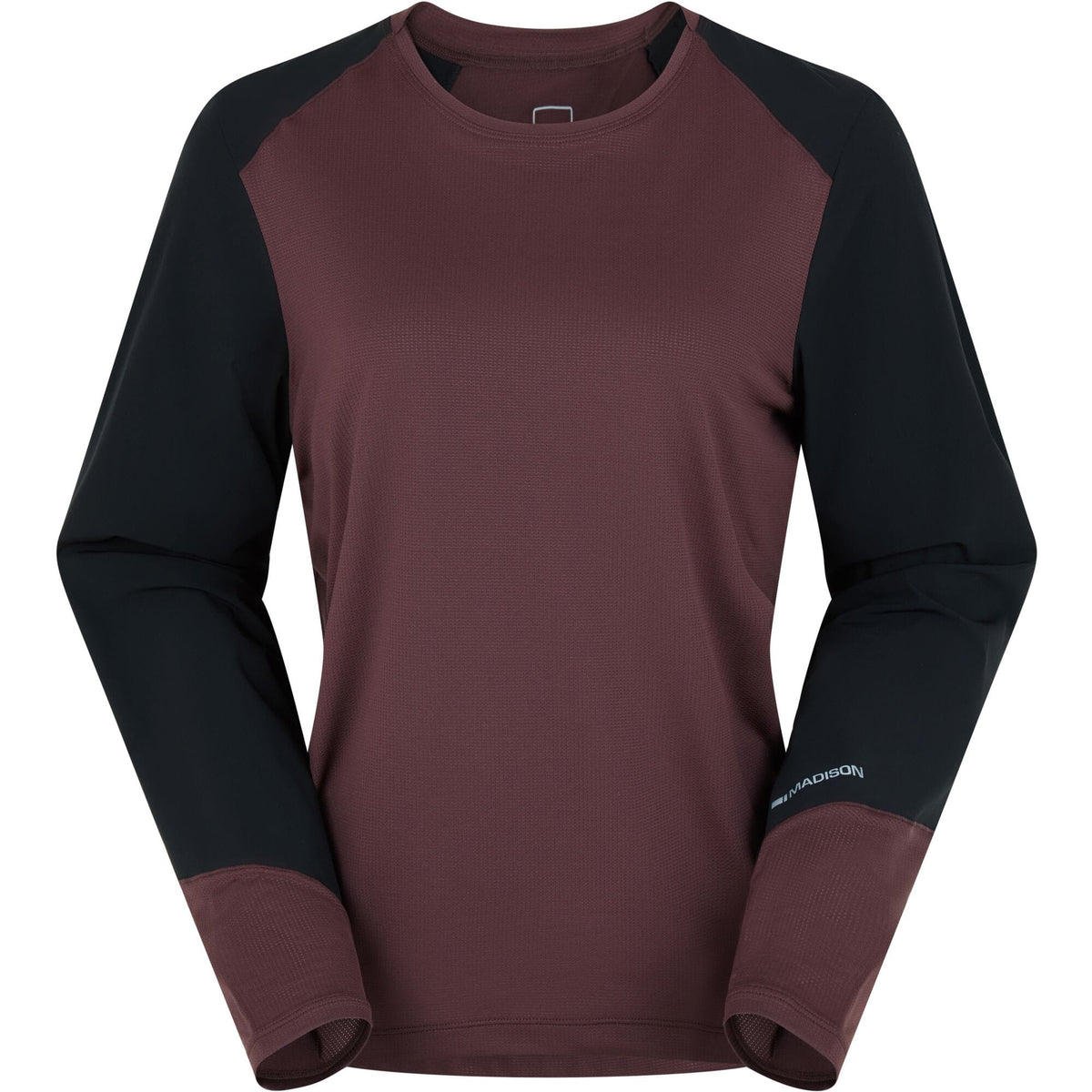 Flux Women's Long Sleeve Trail Jersey Fig Red/Black / Size 6