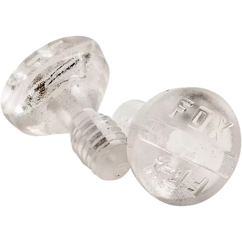 Fox 2020 V3 RS / RPC Visor Screws - 2Pk Clear / OS