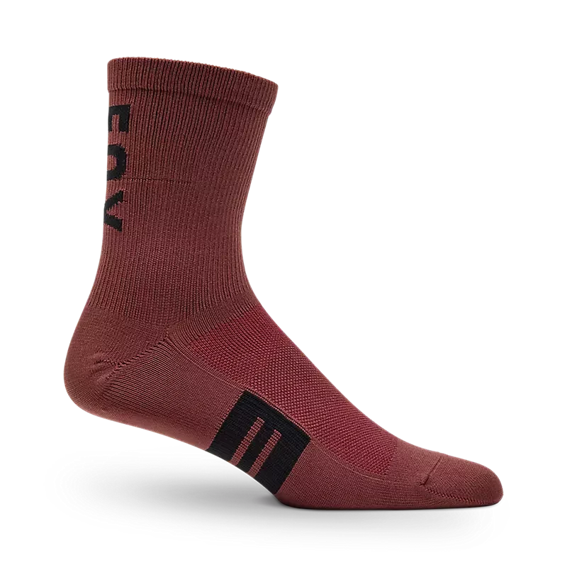Fox 6" Flexair Merino Socks Rust / L/XL