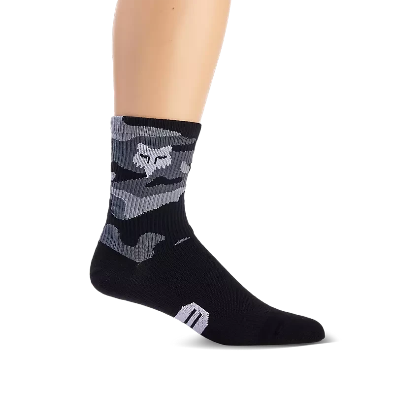 Fox 6" Ranger Socks Black Camo / XS/S