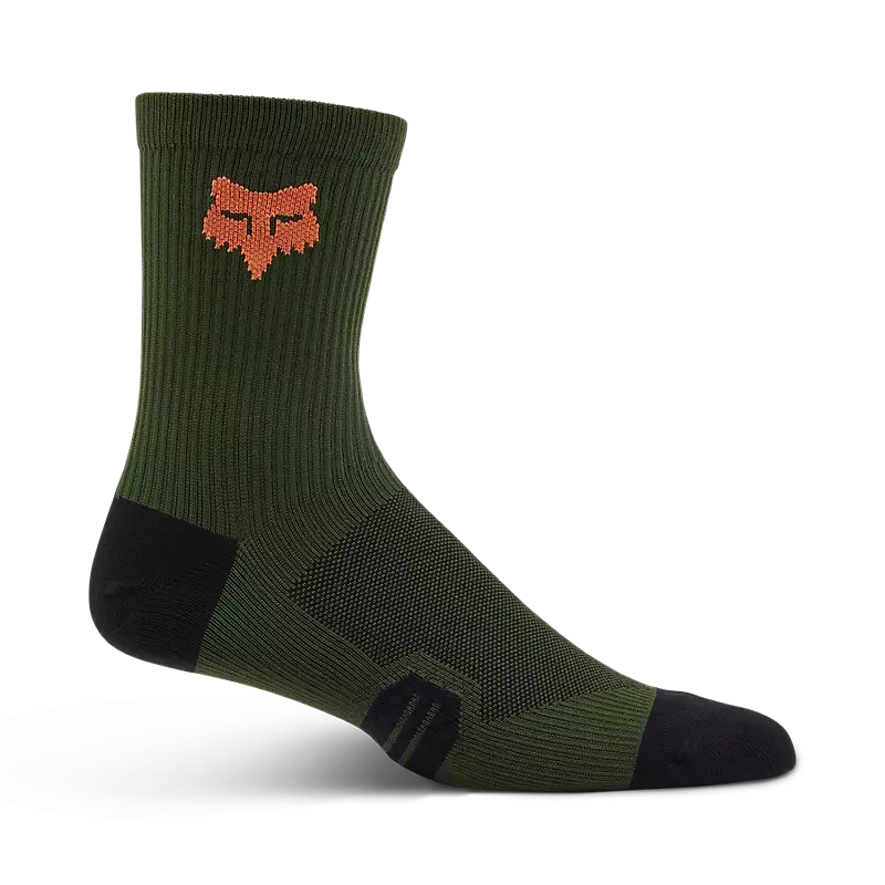 Fox 6" Ranger Socks Dark Sage / XS/S
