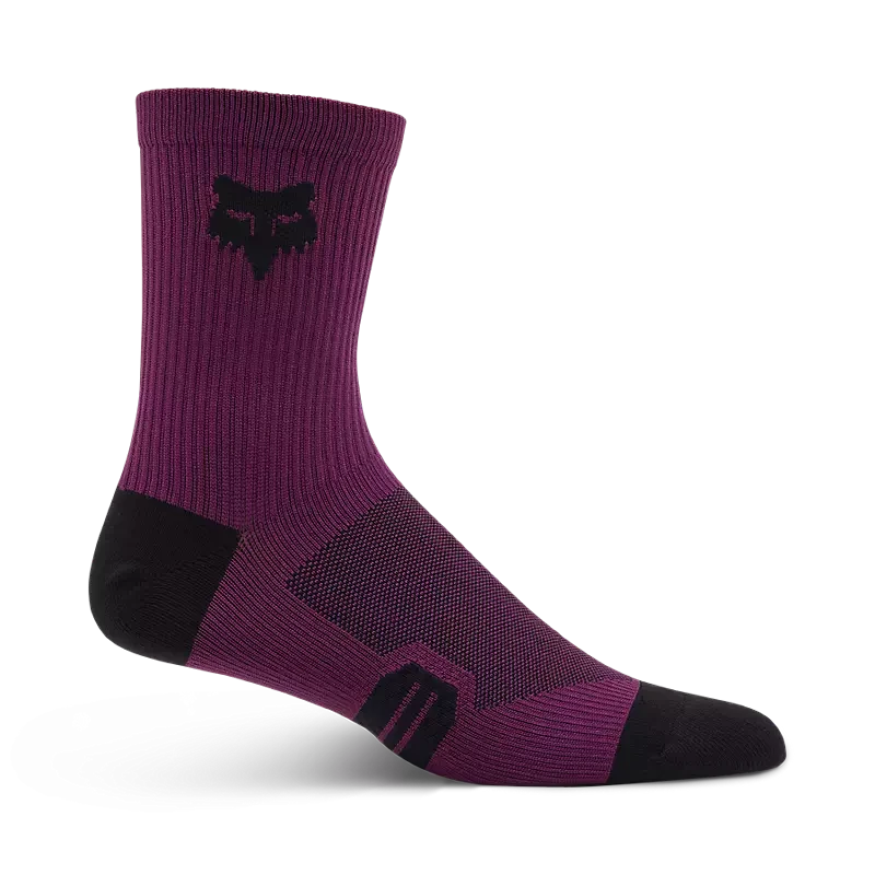 Fox 6" Ranger Socks Sangria / XS/S