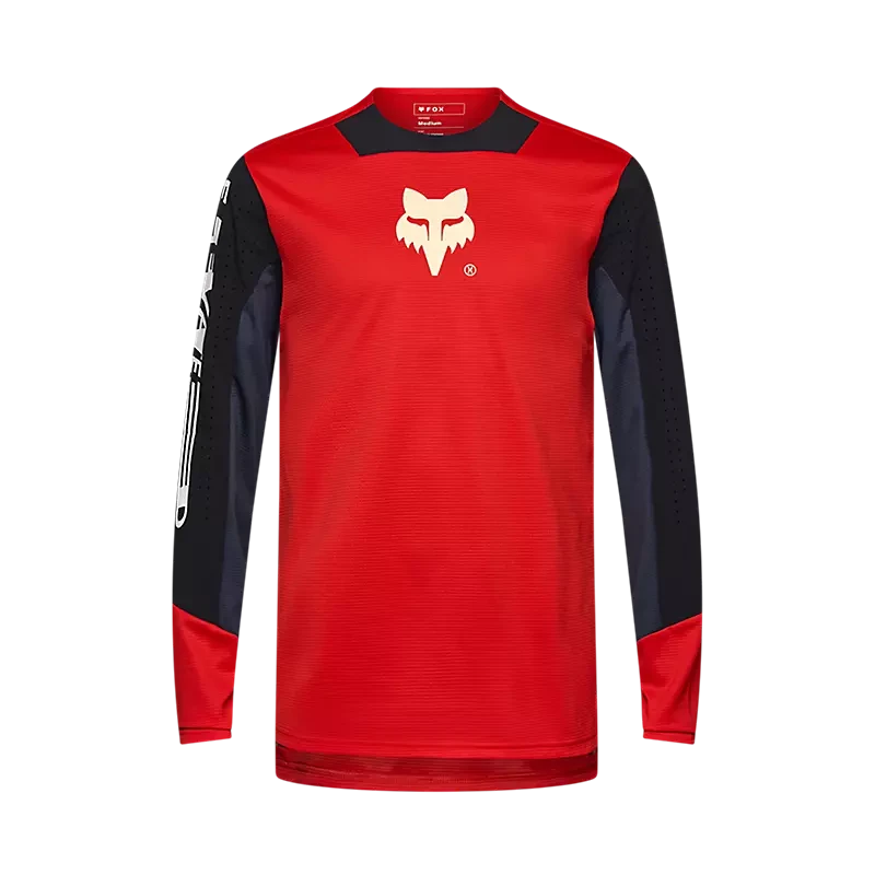Fox Defend LS Jersey Elevated Fluorescent Red / S