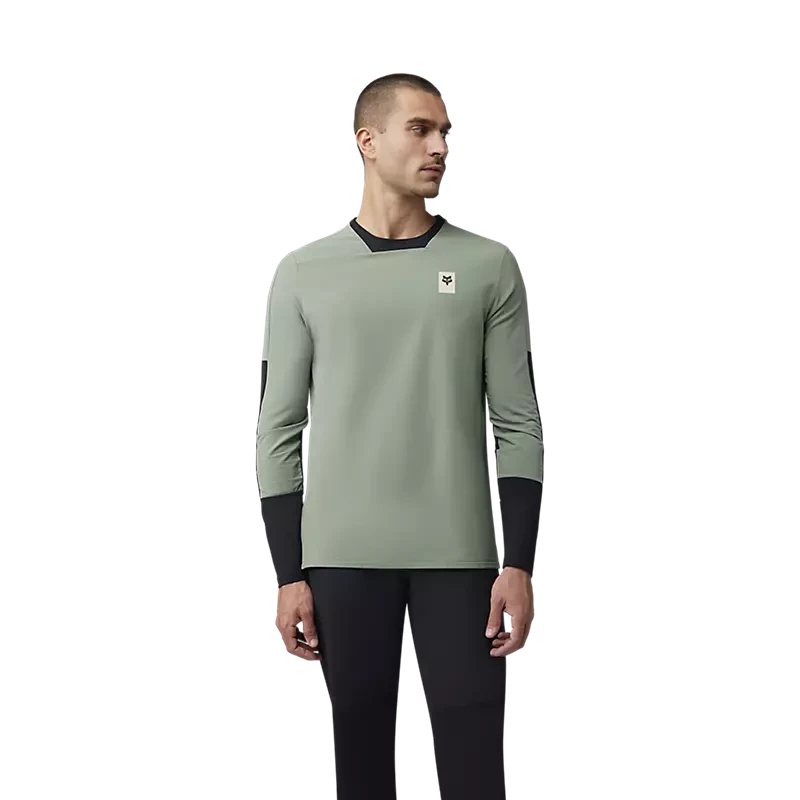 Fox Defend Thermal Jersey Moss / S