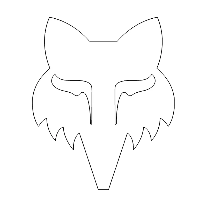 Fox Head 7" - Die Cut Vinyl White / OS