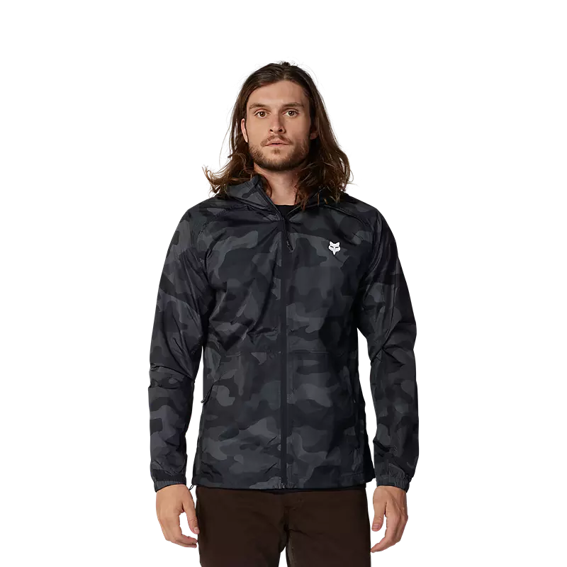 Fox Head Camo Windbreaker Black Camo / S