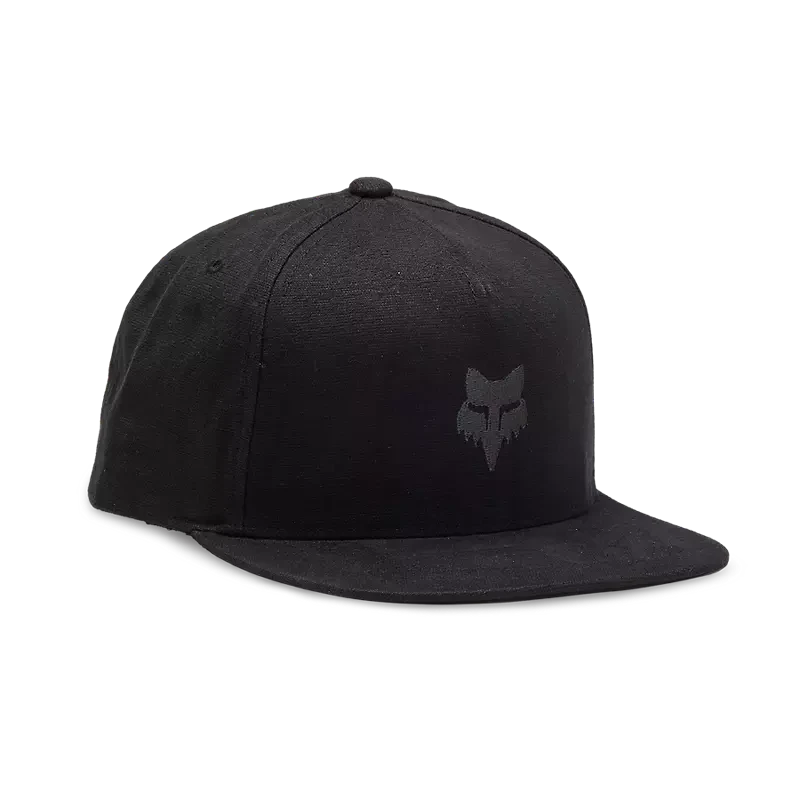 Fox Head Snapback Hat Black/Charcoal / OS
