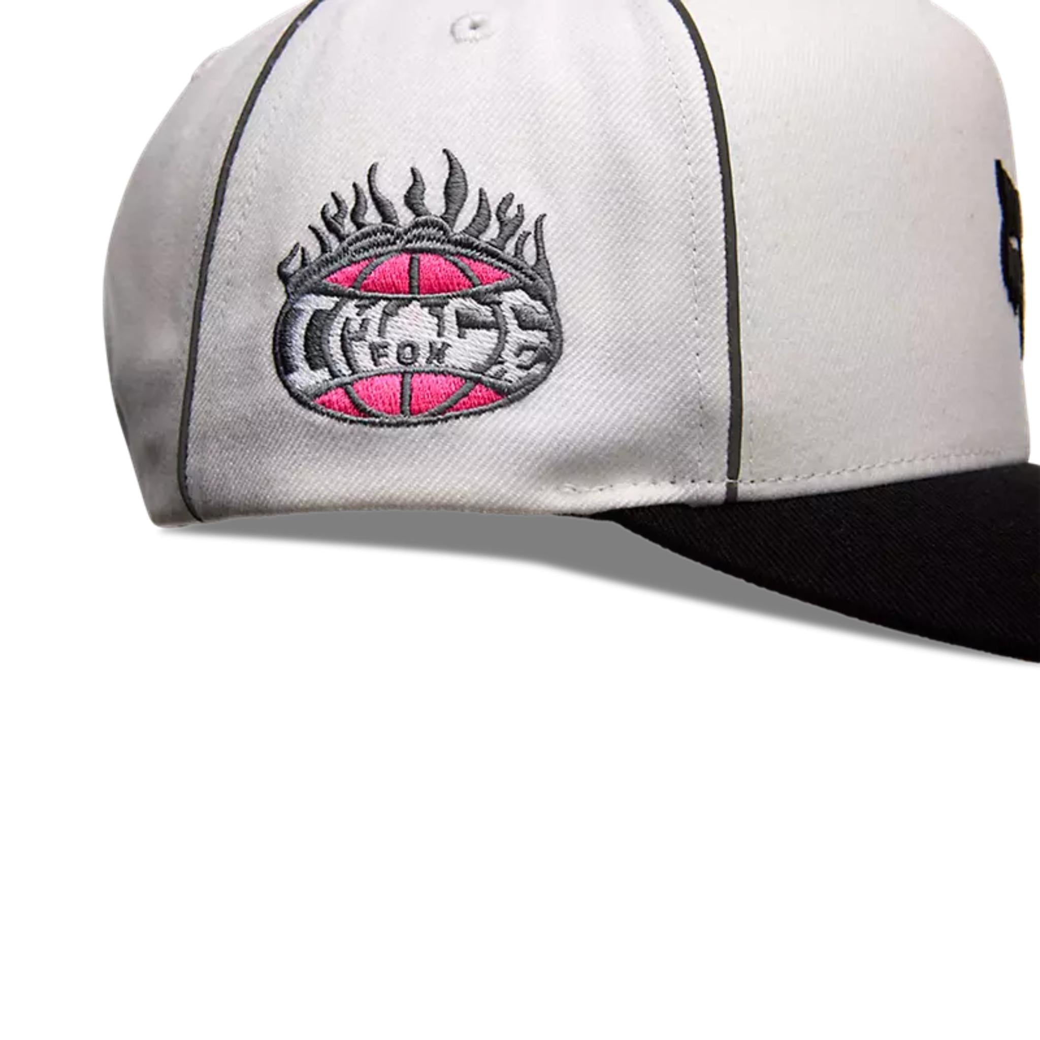 Fox Image Cosmo Snapback Hat White / OS