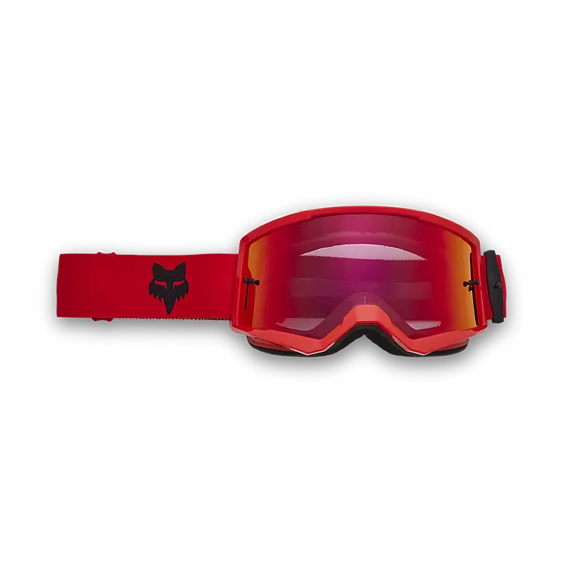 Fox Main Mirrored Lens Goggles Fluorescent Red / OS