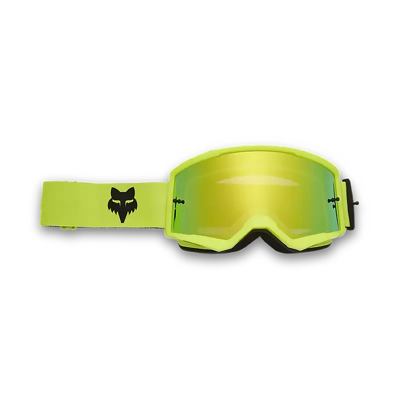 Fox Main Mirrored Lens Goggles Fluorescent Yellow / OS