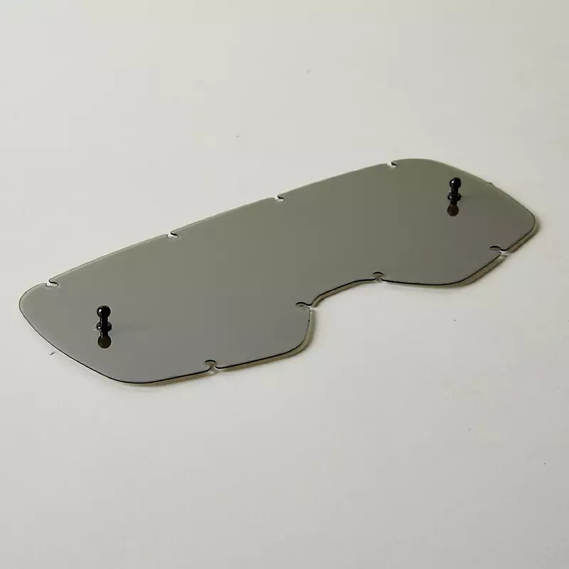 Fox MX20 Youth Airspace/Main Chrome Lexan Lens Chrome / OS