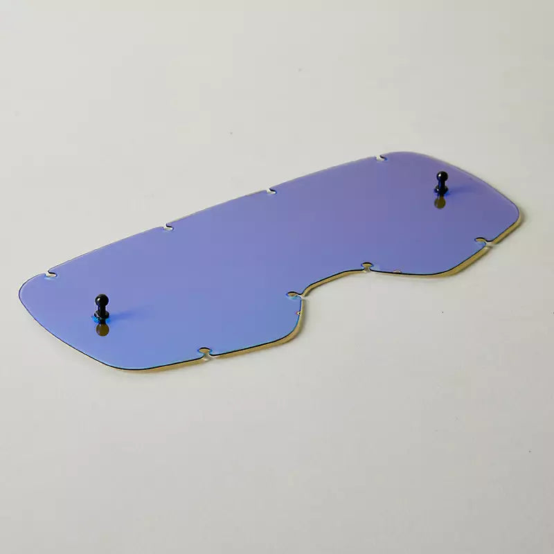 Fox MX20 Youth Airspace/Main Chrome Lexan Lens Green / OS