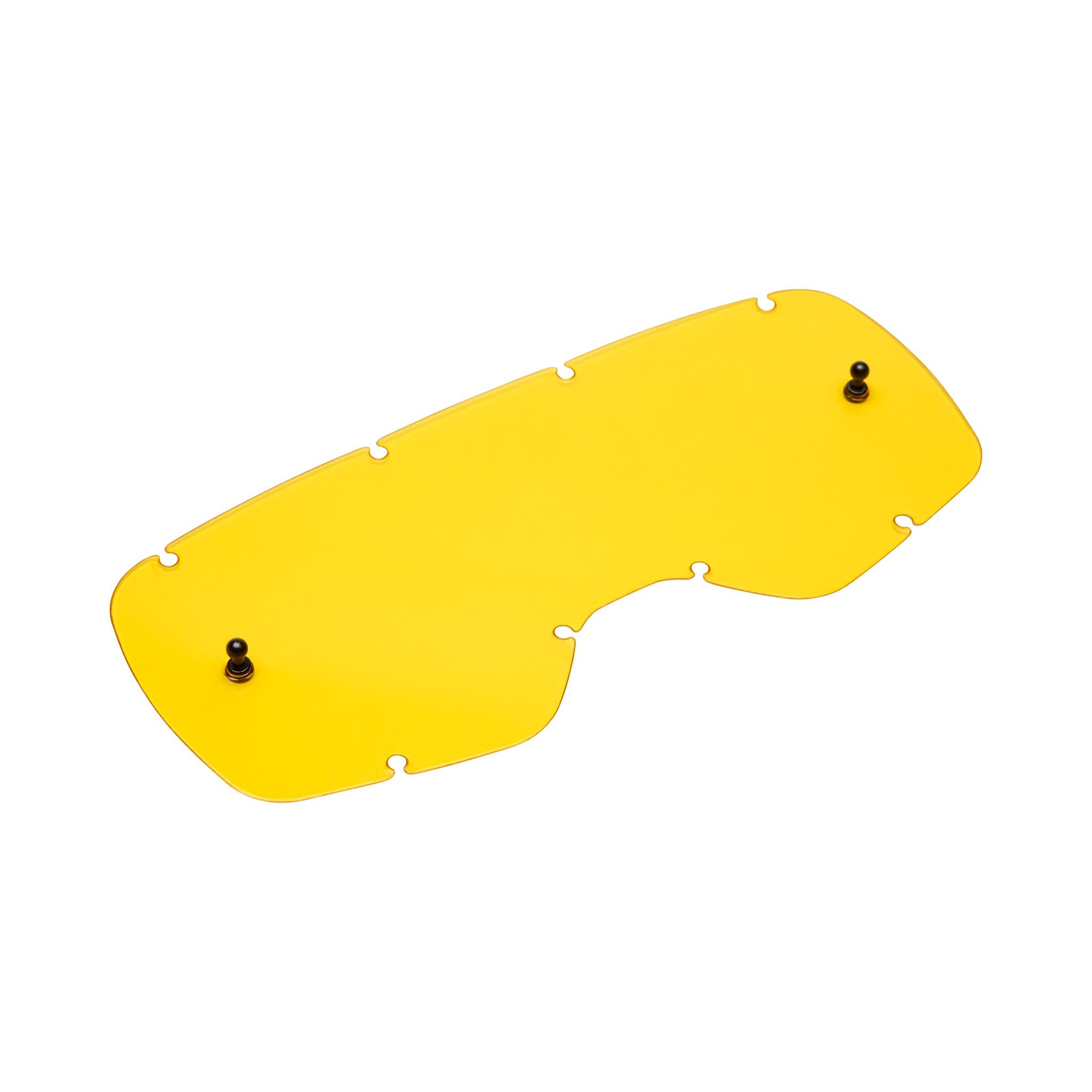 Fox MX20 Youth Airspace/Main Lexan Lens - Non Mirror Yellow / OS