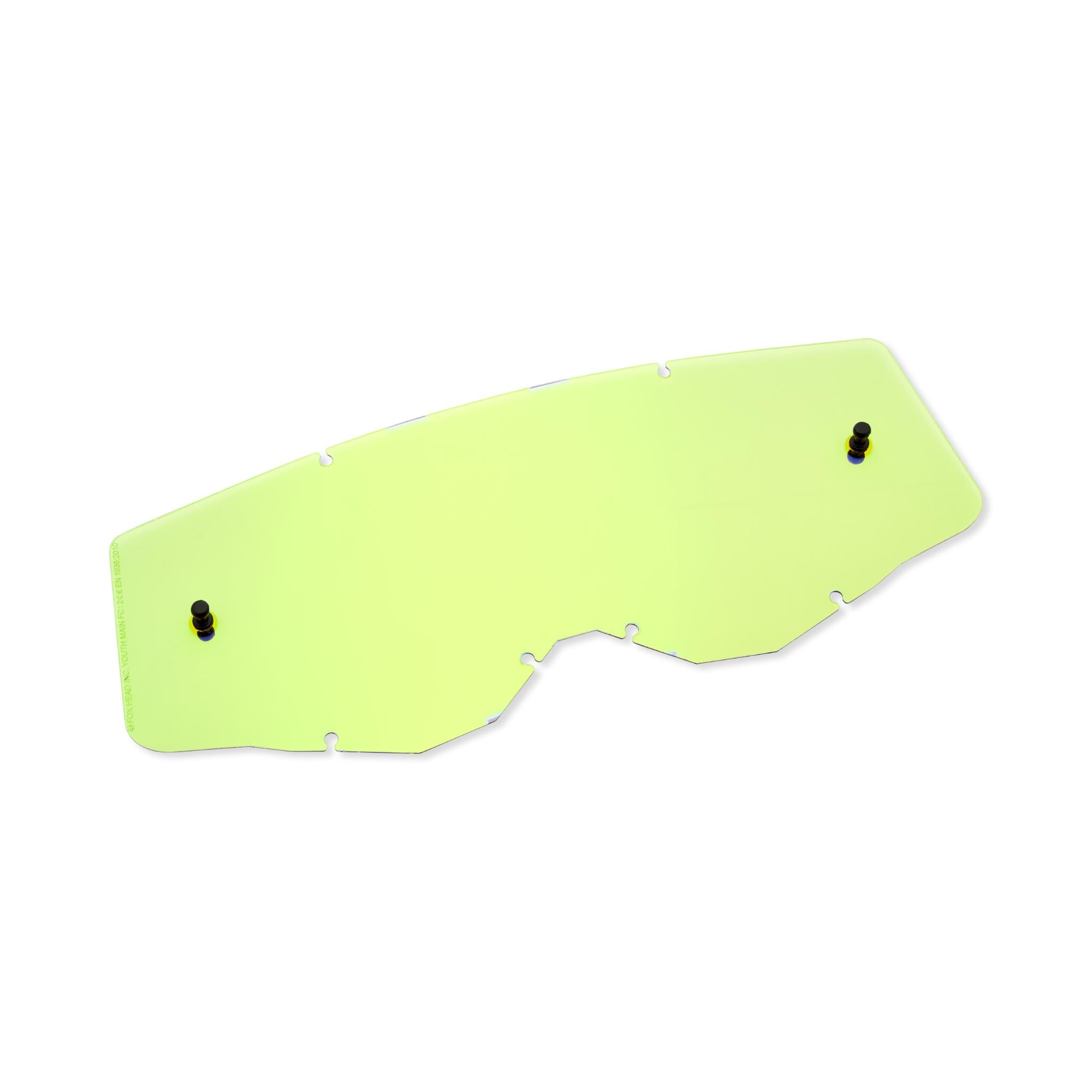 Fox MX24 Youth Main Lexan Lens - Mirror Green / OS