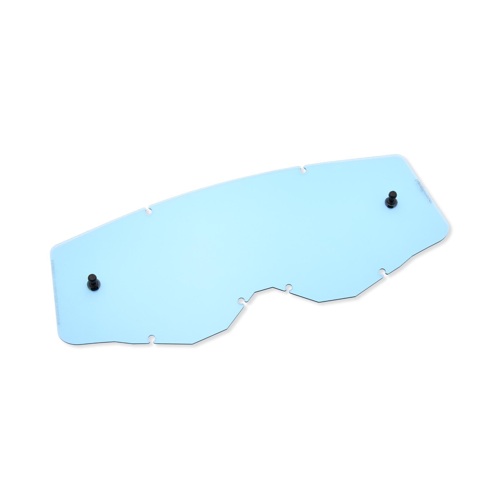 Fox MX24 Youth Main Lexan Lens- Non-Mirrored Blue / OS