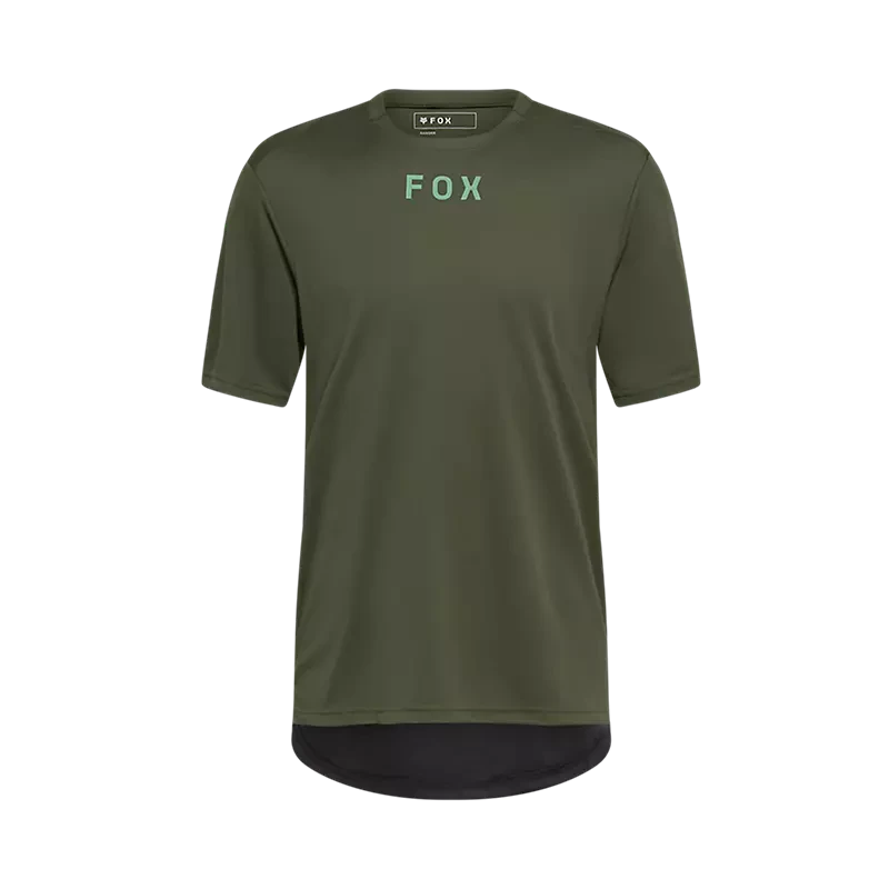 Fox Ranger SS Jersey Wordmark Dark Sage / S