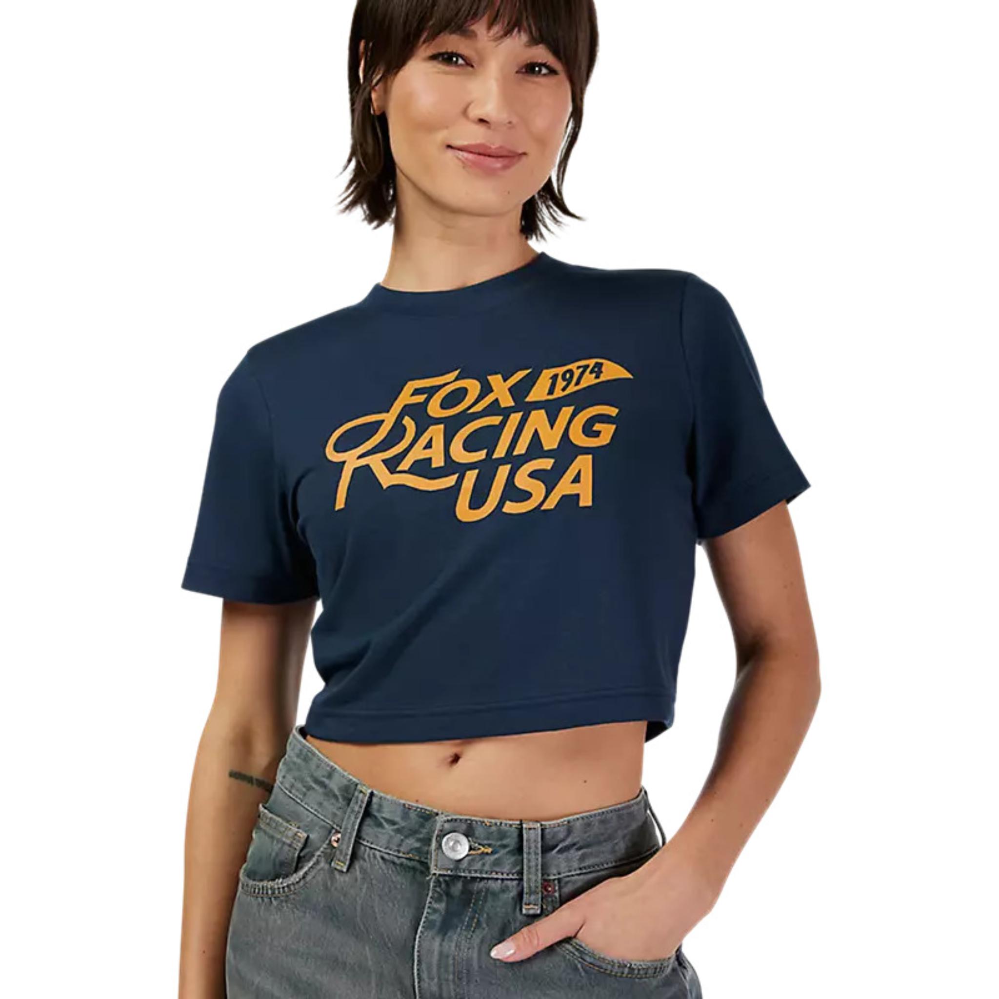 Fox Women's USA Baby Tee