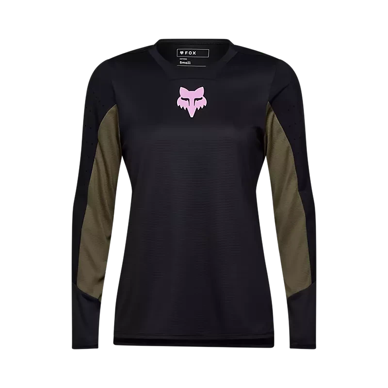 Fox Womens Defend LS Jersey Park Black / XS