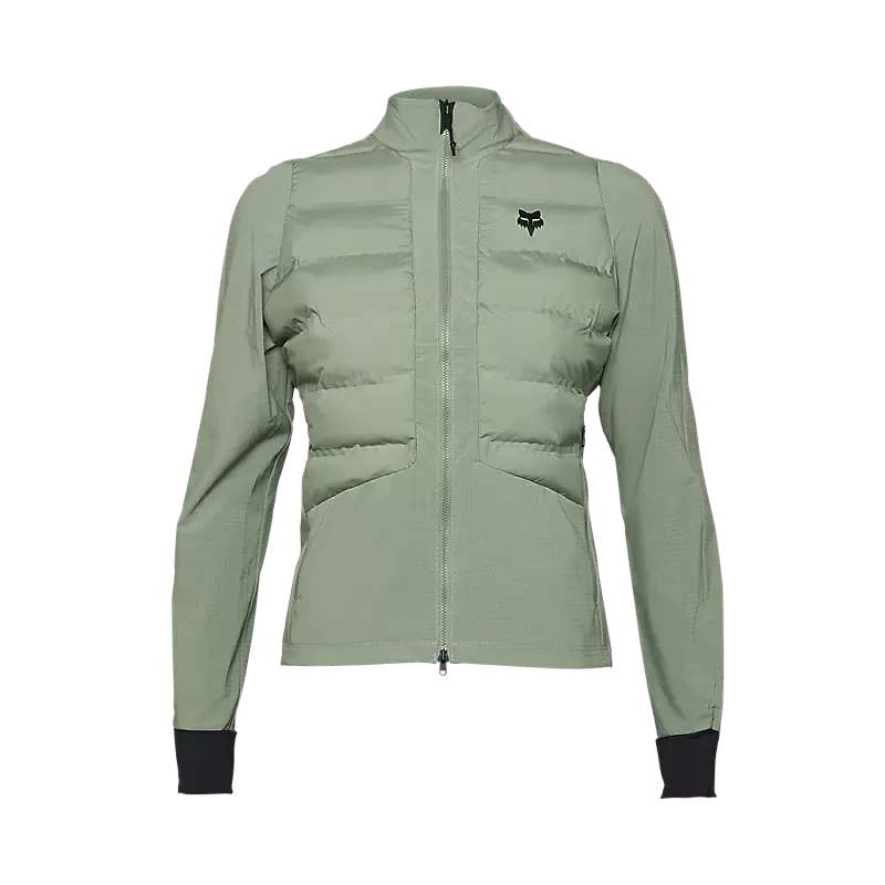 Fox Womens Flexair Fire Hybrid Jacket Moss / XS
