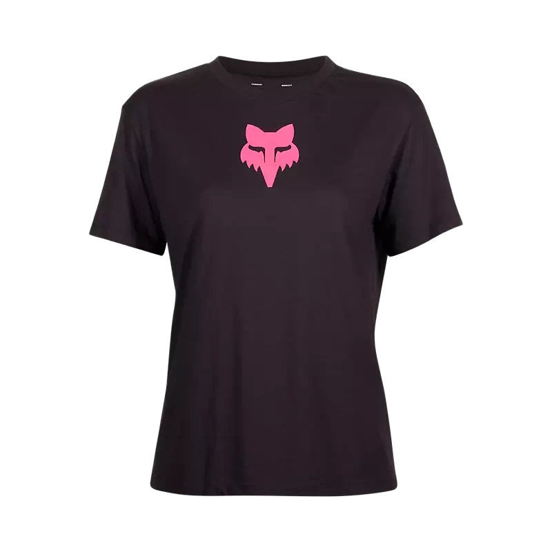 Fox Womens Fox Head SS Tee Black/Pink / XS