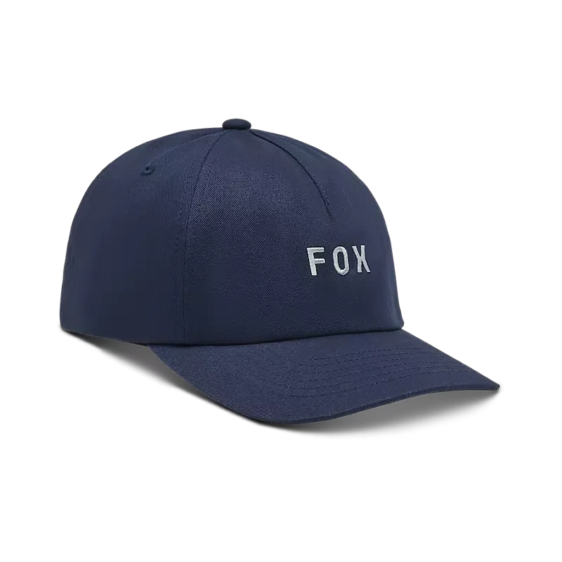 Fox Wordmark Adjustable Hat Midnight / OS